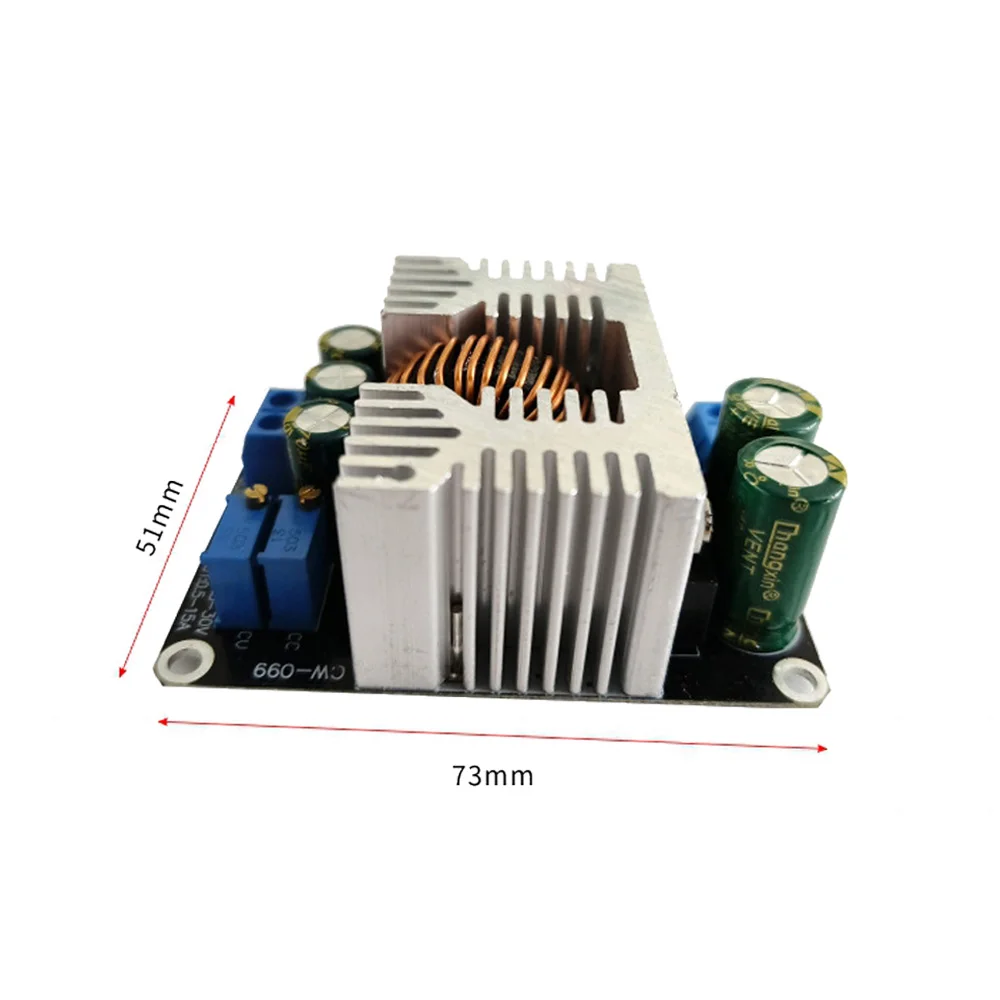 300 واط 15A باك وحدة الجهد المستمر تيار مستمر DC-DC محول DC8-35V إلى DC1.5-30V وحدة إمداد الطاقة القابلة للتعديل  