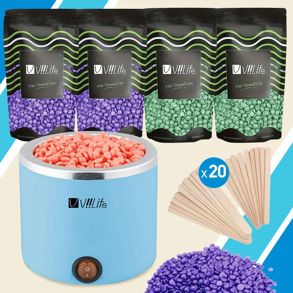 Wax Melting Machine for Hair Removal 200ml Wax Heater Pot Depilation Paraffin Wax Beans Waxing Warmer Dipping Pot