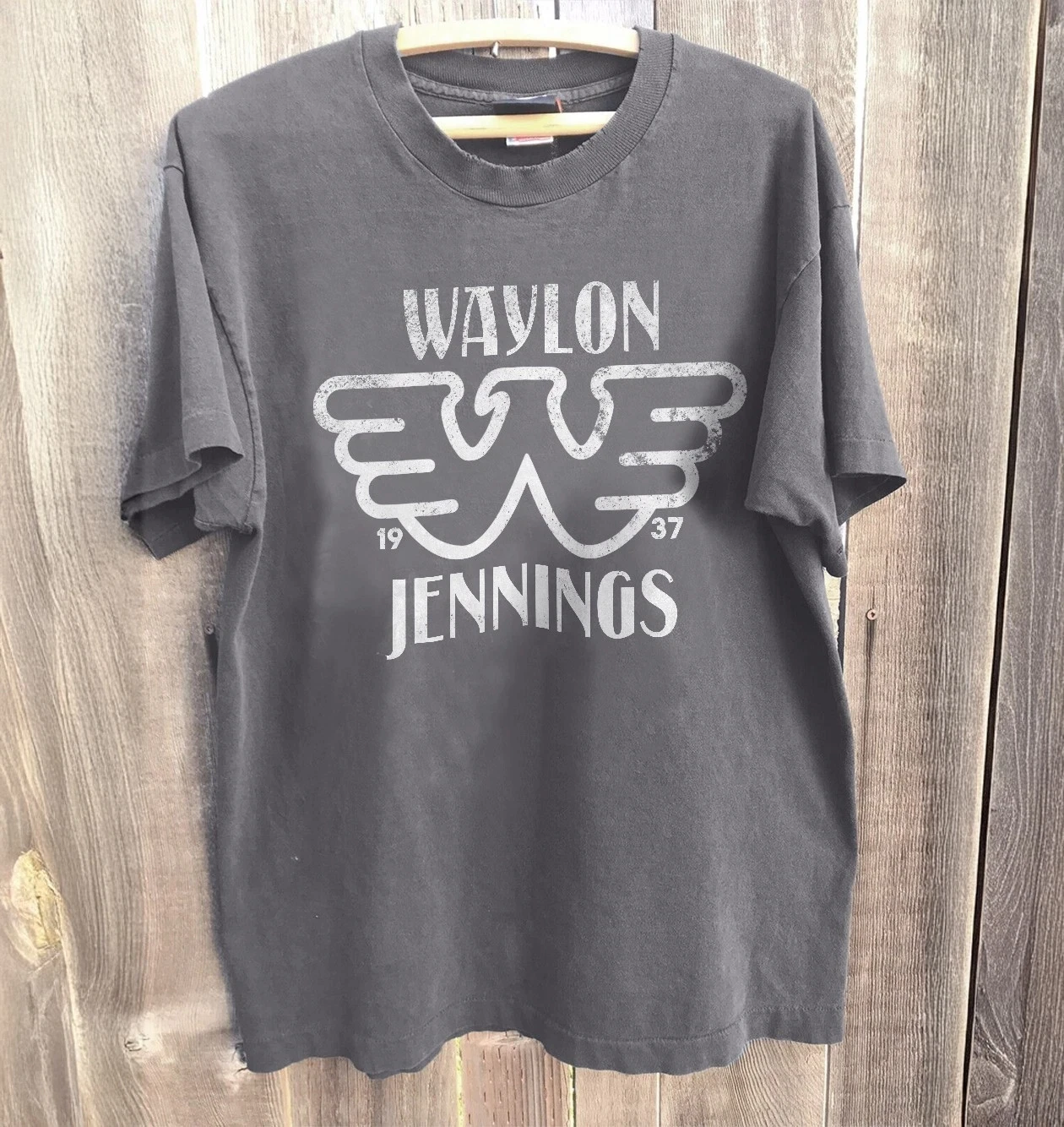 Jennings Waylon Logo Charcoal copy Unisex Charcoal T-shirt Harajuku Graphic T Shirts