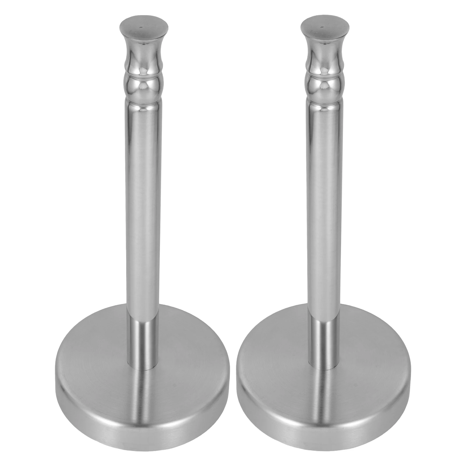 

2 шт., держатель для бумажных полотенец из нержавеющей стали, сверхмощная вертикальная металлическая вешалка для полотенец для кухни, ванной комнаты, фермерского дома, вертикальная