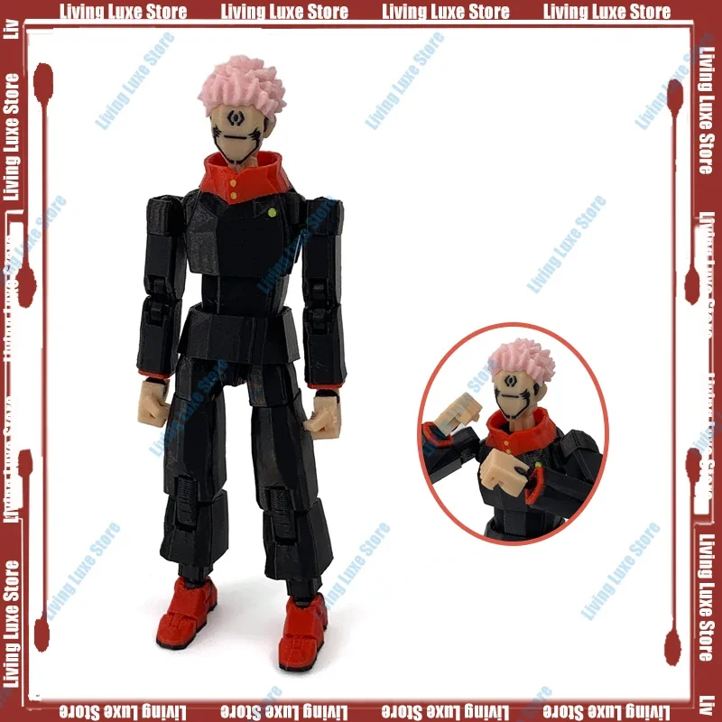 

Новый 3D-принтер Jujutsu Kaisen Ryomen Sukuna, аниме, многошарнирные игрушки Shapeshift, фигурки героев, модель манекена, украшения, подарки