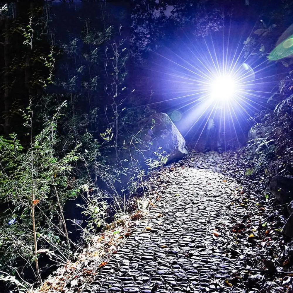 Waterproof Mini LED Flashlight USB Rechargeable Portable Pocket Camping Light Long Lasting Handheld Emergency Torch Hiking