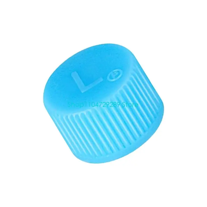 

D8KE High Low Pressure Valves Caps Leakproof R134a AC System Charging Port Caps Replacement Valves Caps Auto Accessories