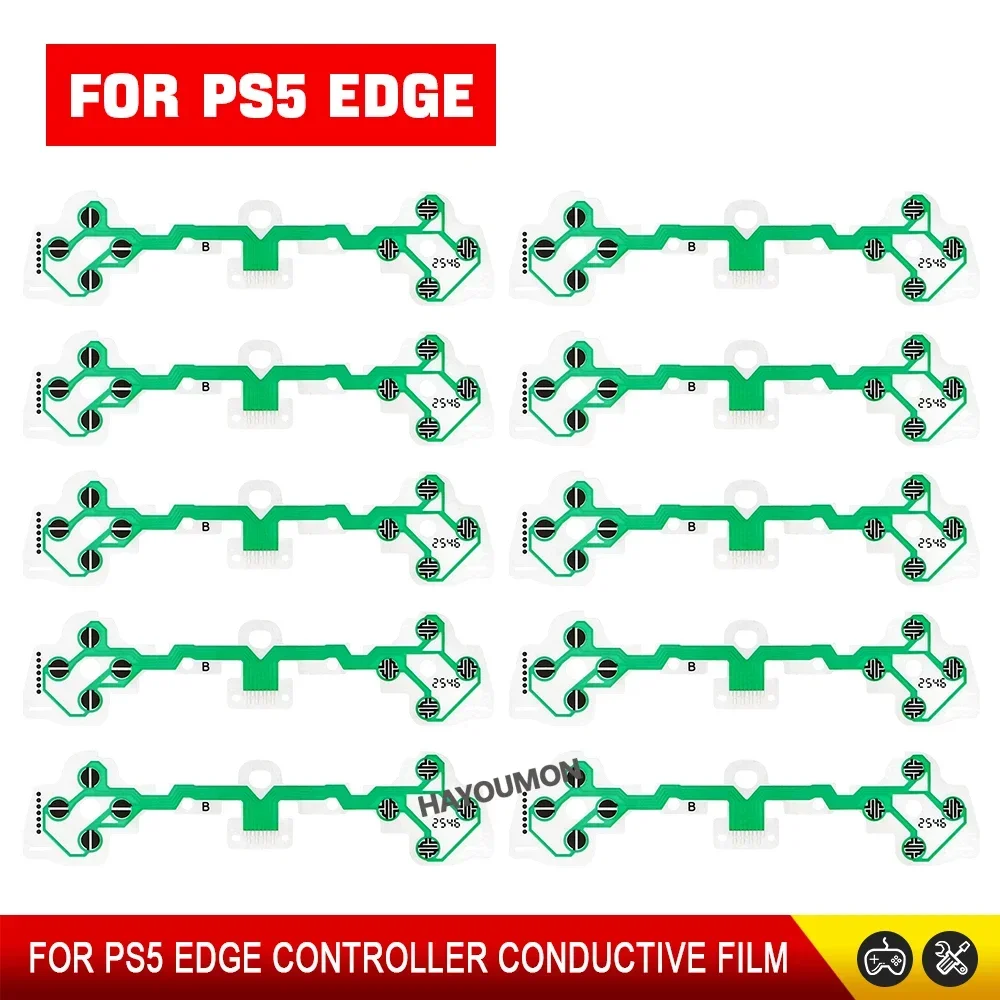 10/20/50 peças de Cabo Flexível Condutor de Botão de Joystick Analógico para Controle PS5 Edge