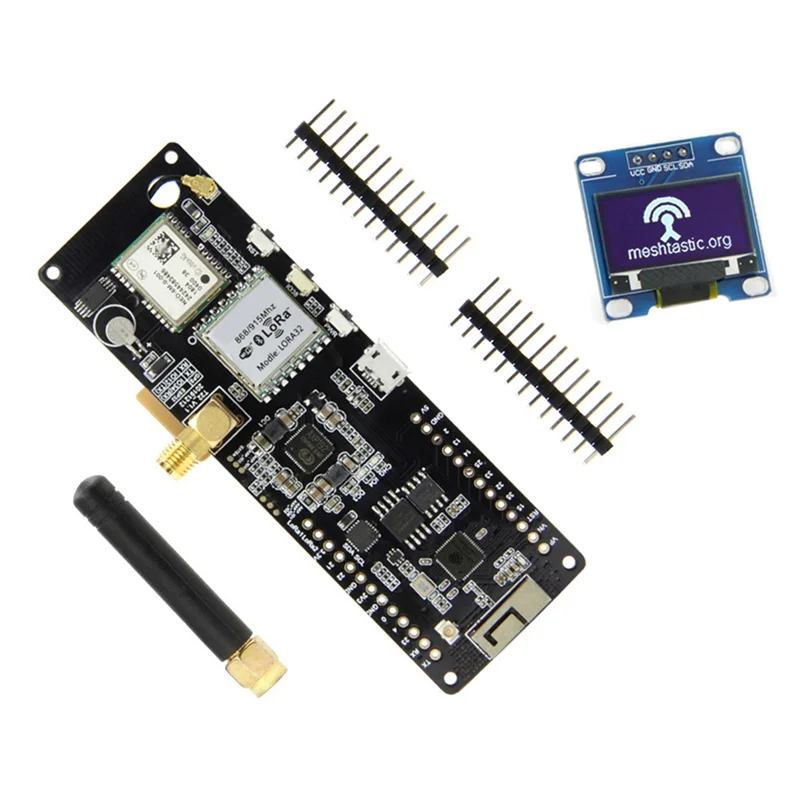 

Efficient For TTGO Meshtastic T- V1.2 ESP32 Lora GPS Development Board 433Mhz With OLED Display For LILYGO