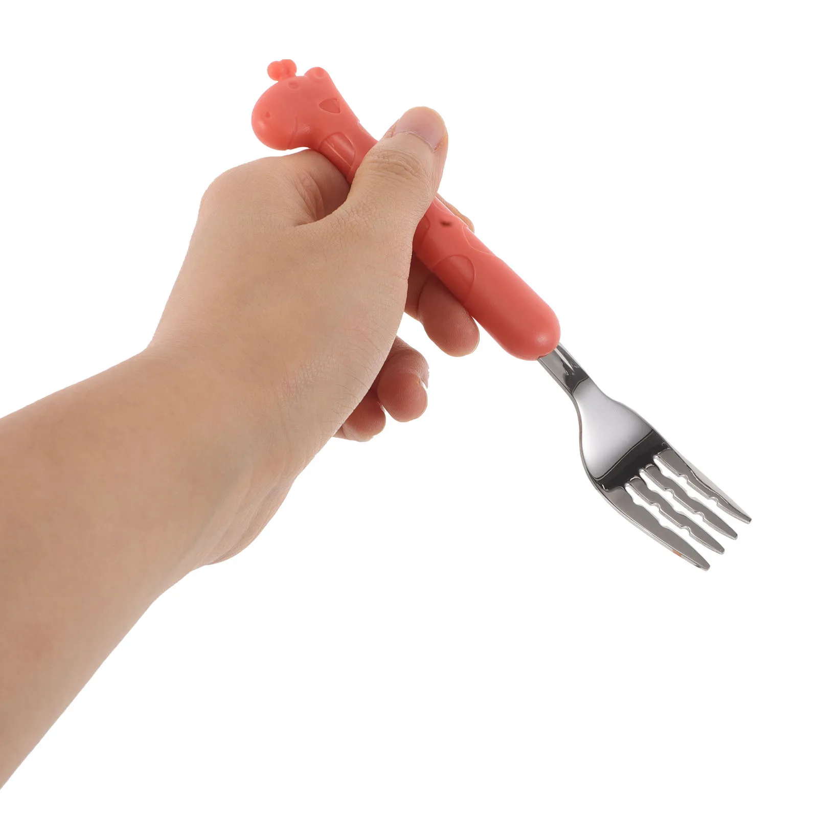 

1Set Kids Stainless Steel Utensils Set Travel Portable Toddler Forks Spoons with Case for School Picnic Outdoor Baby Feeding