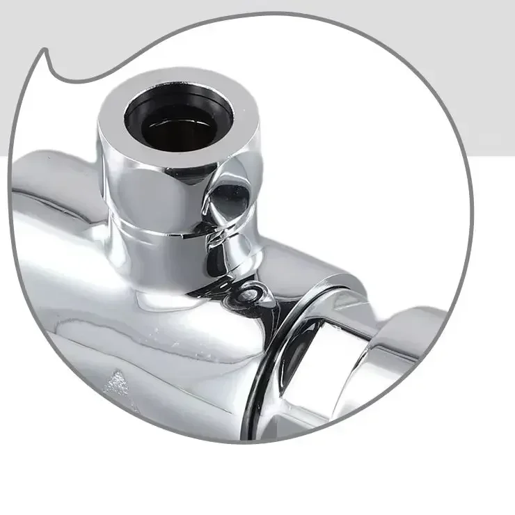 

Exposed Shower Valve Chrome Shower Valve Commercial Use Easy Installation Sturdy Brass Construction For Gyms For Pools
