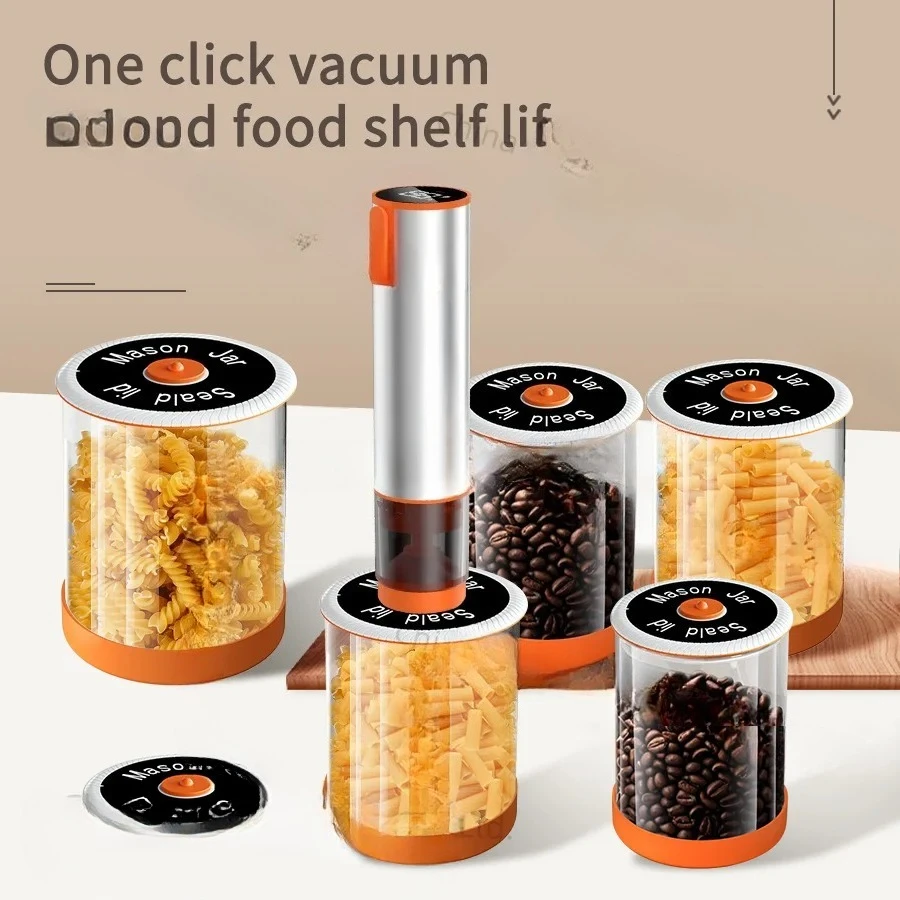 Multifunctional handheld sealing machine Metal vacuum sealing machine Mason jar vacuum sealing fresh-keeping machine