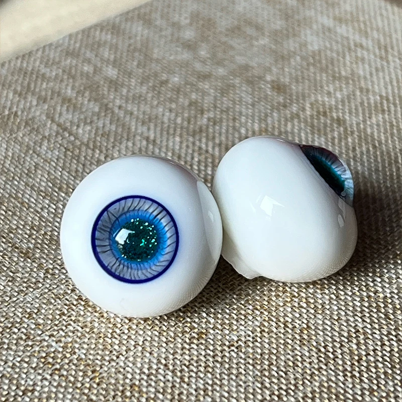 YESTARY 3D Eyes For Toys 16/18MM BJD Doll Accessories Eyeballs Movable Eyes For Dolls Crafts 1/6 1/8 OB11 Small Iris Glass Eyes