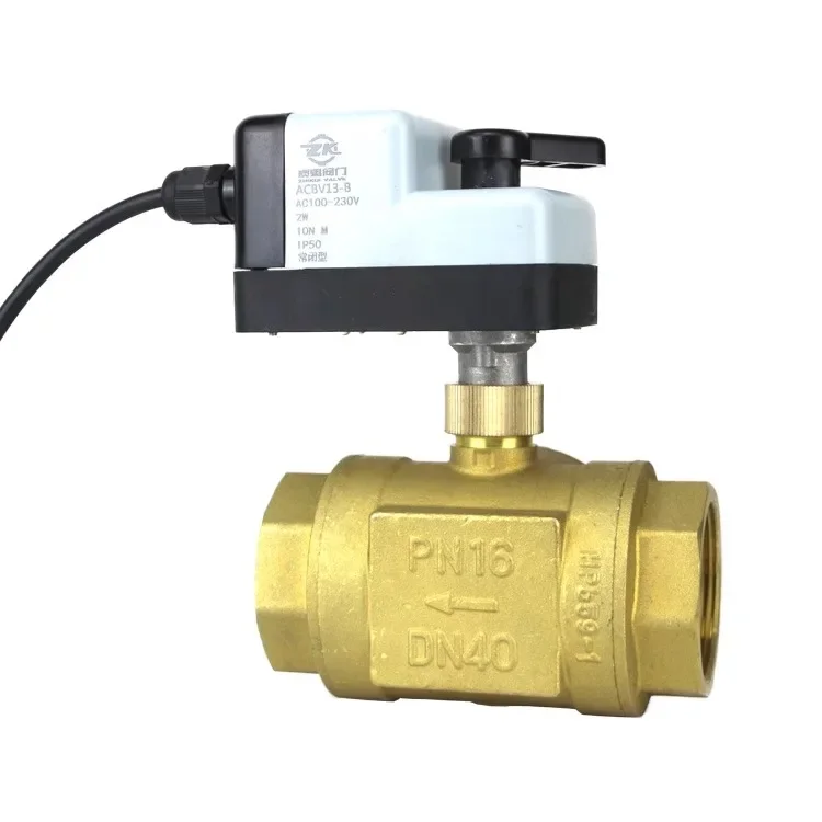 New Two Wire Electric Ball Valve With Two-way AC220VDC1224V Reset Normally Closed Instead Of Solenoid Valve