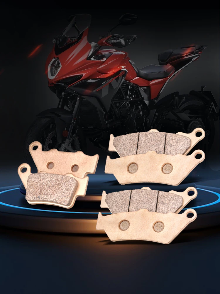 Mrrangt Motorcycle Metal sintering brake pad fit for BMW F650GS F650CS F650ST F700GS F750G F800GS F800GT