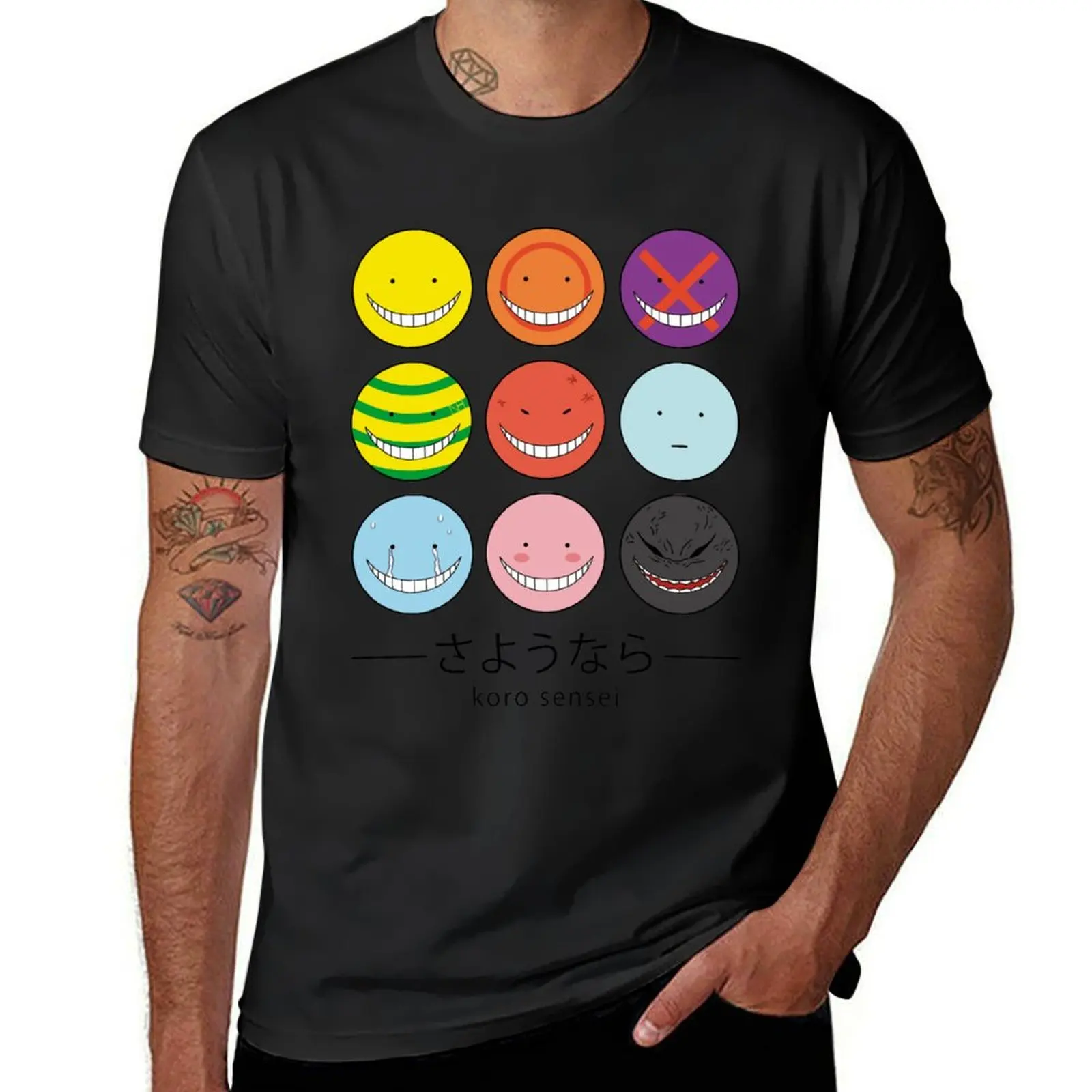 KORO SENSEI T-Shirt Aesthetic clothing heavyweights men t shirt