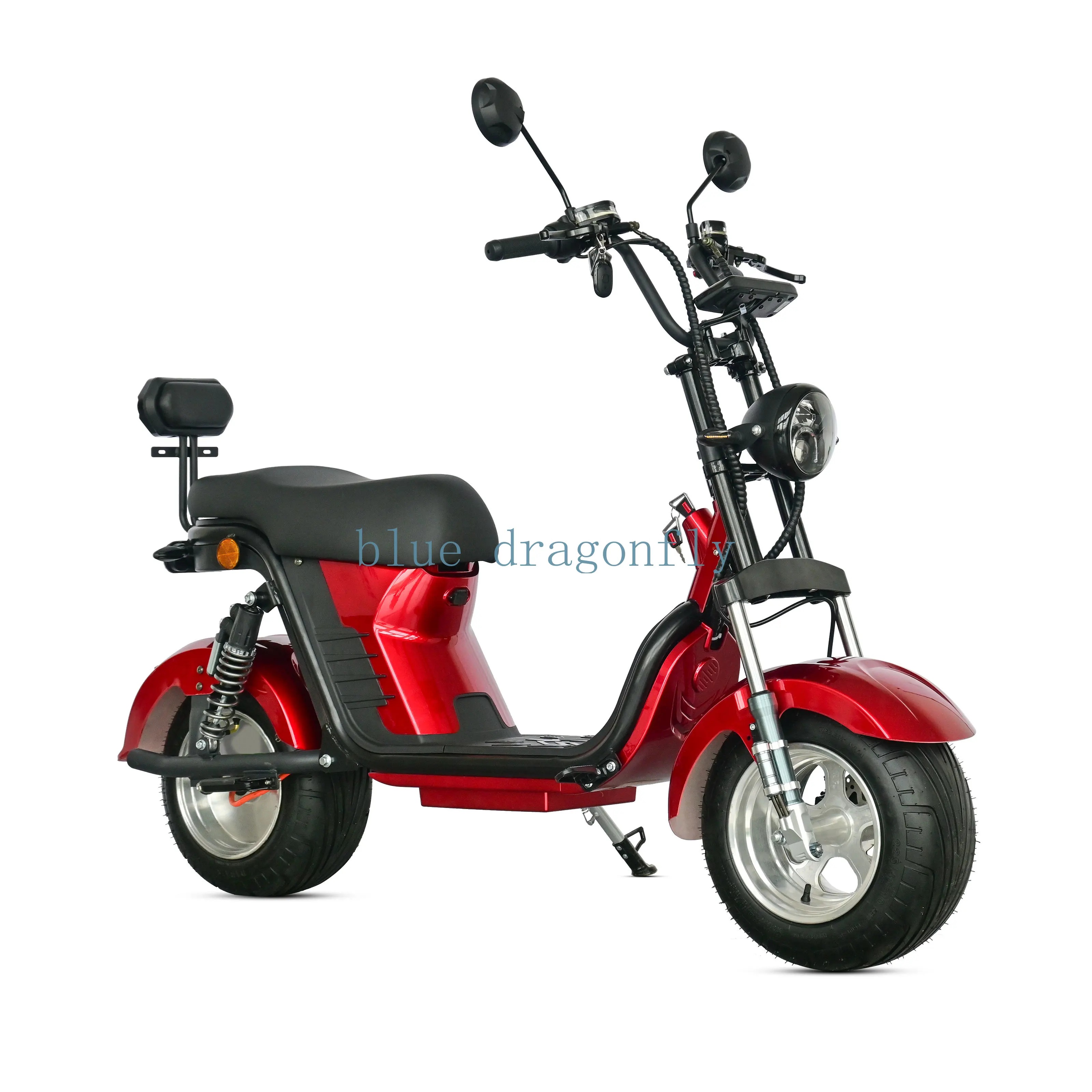 Mini Chopper Citycoco Electric Scooter Chopper Motorcycle Adult Electric Motorcycle 2 Wheel Citycoco 2000w 60V 12Ah 2 Wheel