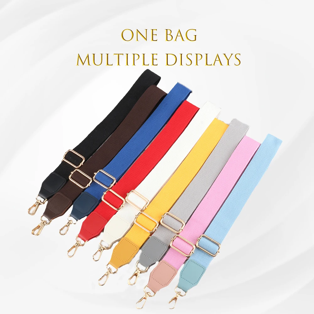 Correa de bolso de hombro para mujer, correas ajustables de expansión, banda de mensajero colorida de moda, reemplazable, correas de bolso