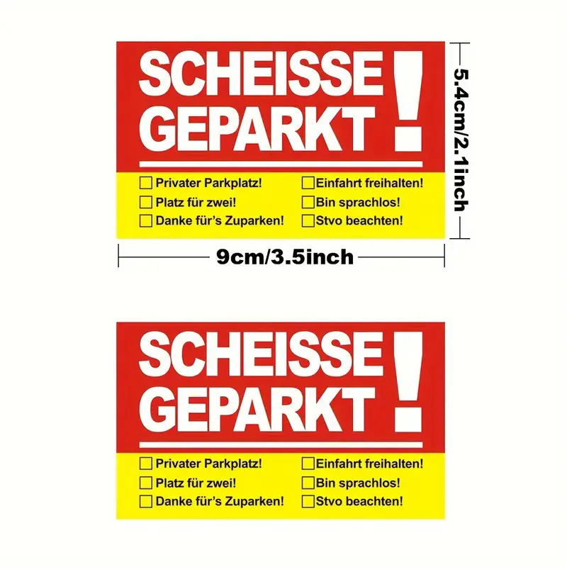 

50Pcs Bad Parking Cards Funny Cardboard Parking Violation Cards Joke and Funny Card with Multi Violation Reasons Humorous