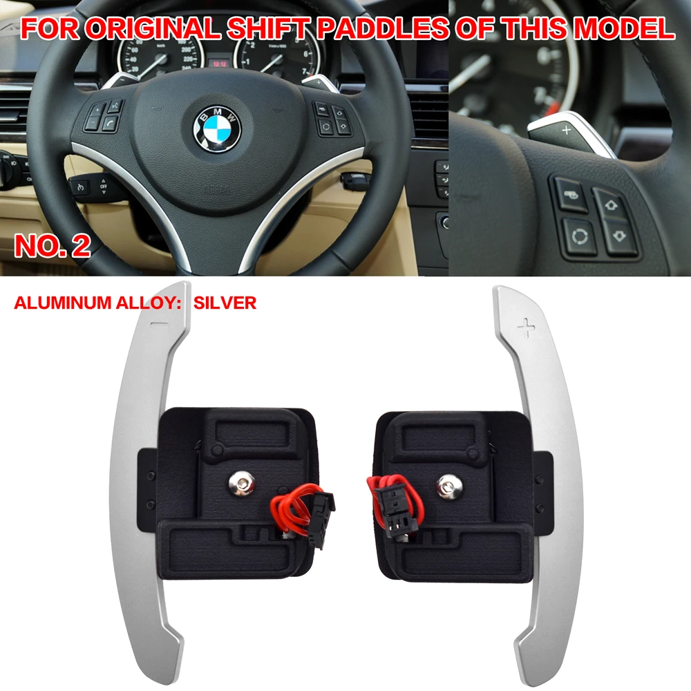 Magnetic aluminum alloy paddle shifters  for BMW E90 M3 E92 M3 E93 M3 X5M X6M E70 E71