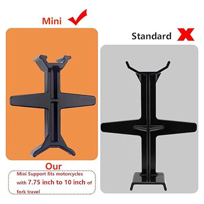 A19Q-Brace de horquilla para motocicleta Mini, soporte de horquilla para moto de cross Mini, Protector de transporte de soporte de horquilla de suspensión