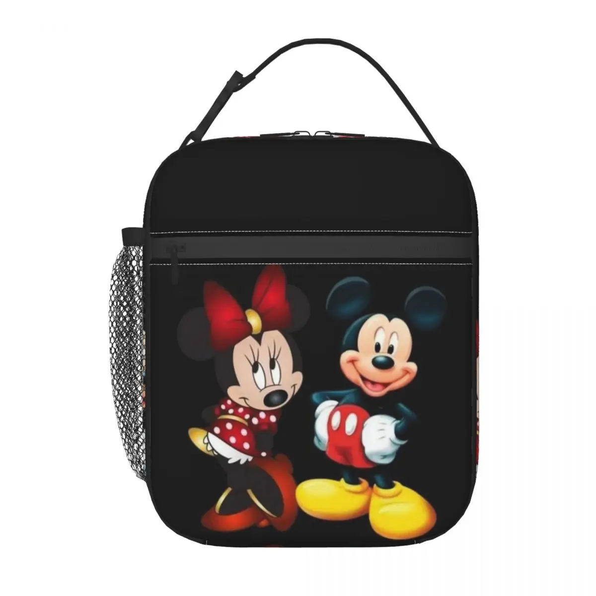 Borsa per il pranzo isolata Minnie personalizzata topolino per le donne borsa termica per il pranzo per alimenti borsa per il pranzo portatile della