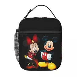 Borsa per il pranzo isolata Minnie personalizzata topolino per le donne borsa termica per il pranzo per alimenti borsa per il pranzo portatile della scuola