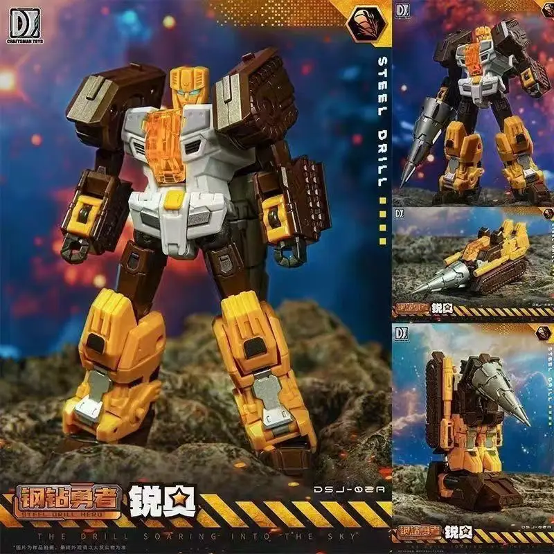 Dajiangshe Strategie War King Transformationsspielzeug Modell A B C Set Light Strike Brave-Razer Raging Brave-Mo Tuo