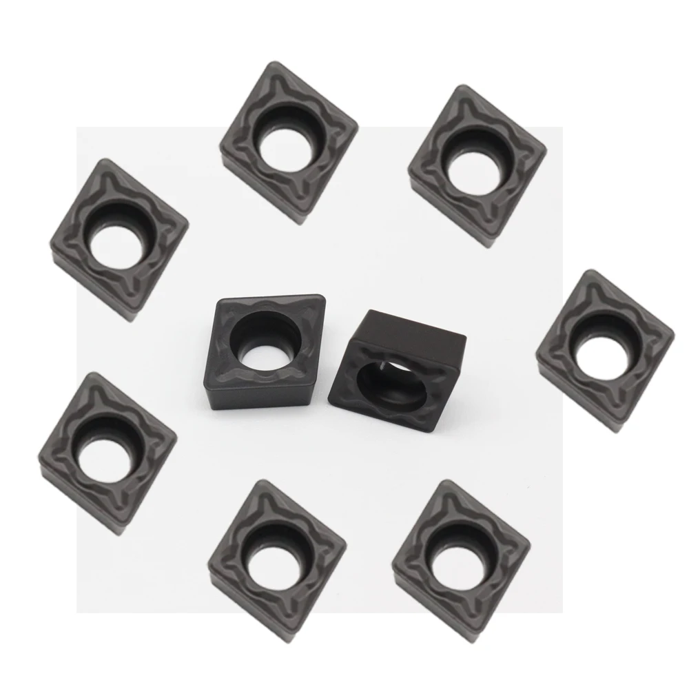 10PCS CCMT09T308-TR-1 KC3115D High Quality Carbide Inserts External Turning Tool Machining Cast Iron CNC Lathe Tools