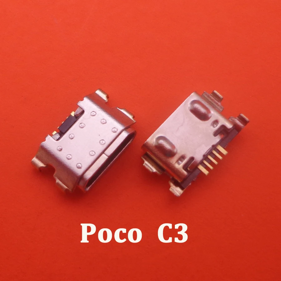 10PCS New USB Charging Connector Port Dock Charge For Xiaomi Mi Poco F1 F2 Pro M3 F3 X3 NFC X3 Pro Charging Port Connector