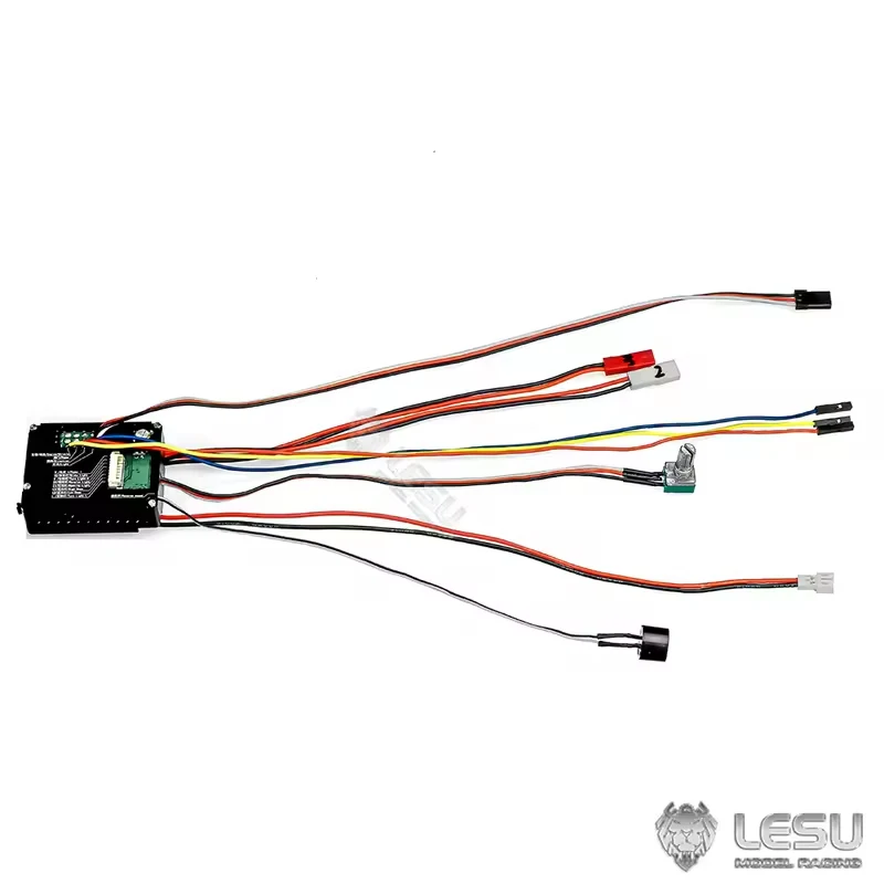LESU EL-007 conjunto de módulo de sonido y iluminación integrado Euro Truck L6 V6 V8 cuatro efectos de sonido adecuados para actualización de vehículos RC