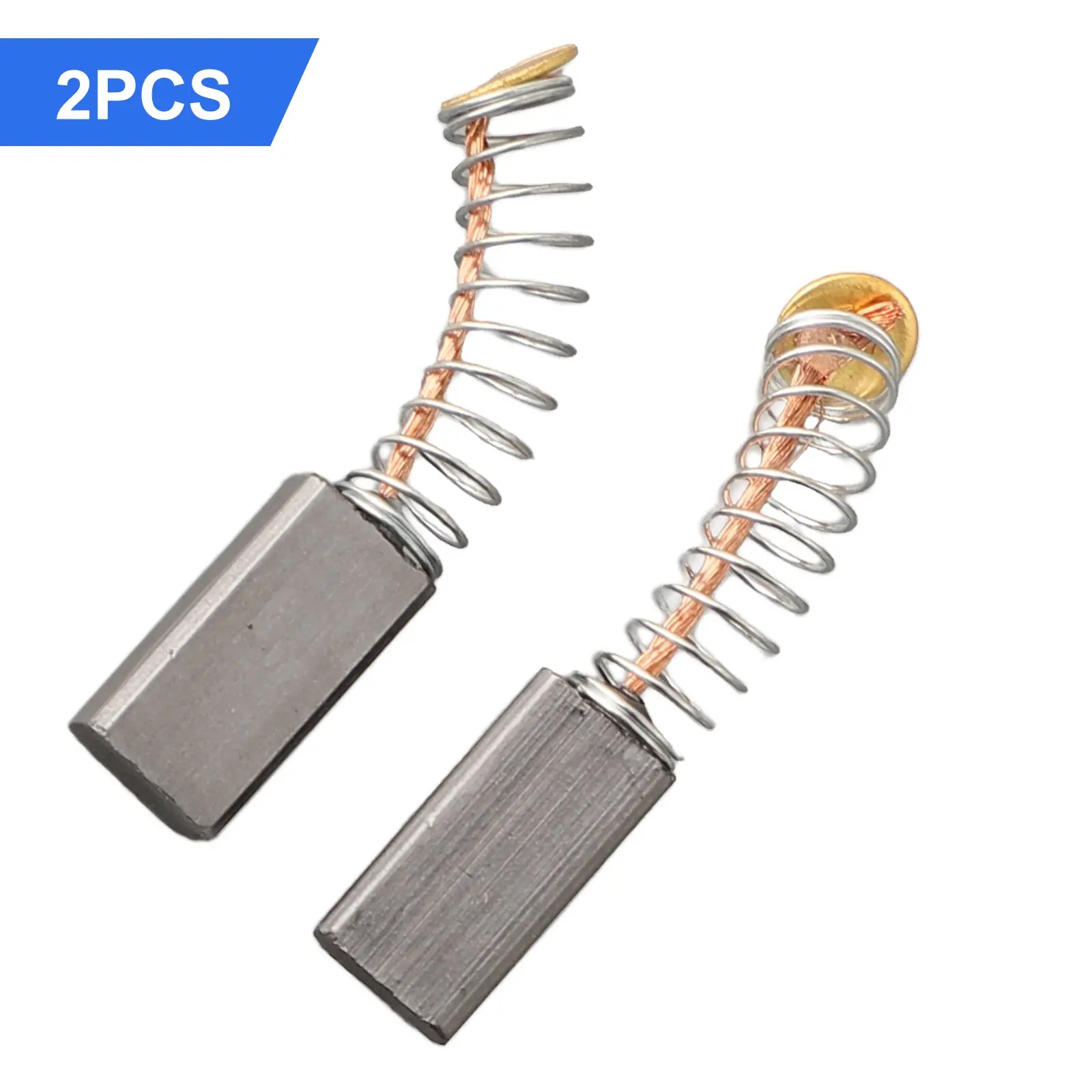 

2pcs Carbon Brushes for Electric Motor Maintenance and Repair Compatible with Drills Circular Saws and Fans 13mm x 6 x 4mm
