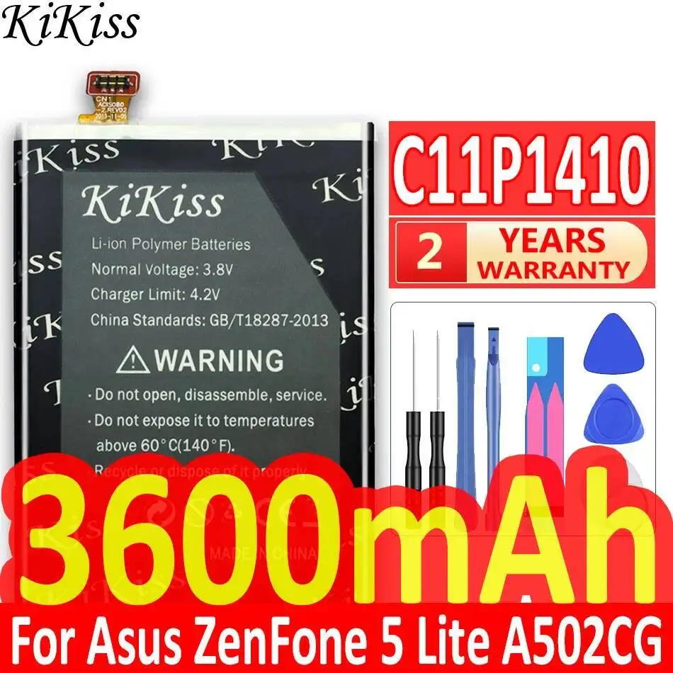 

Safe 3600Mah For Asus Zenfone 5 Lite A502CG Mobile Phone Battery C11P1410