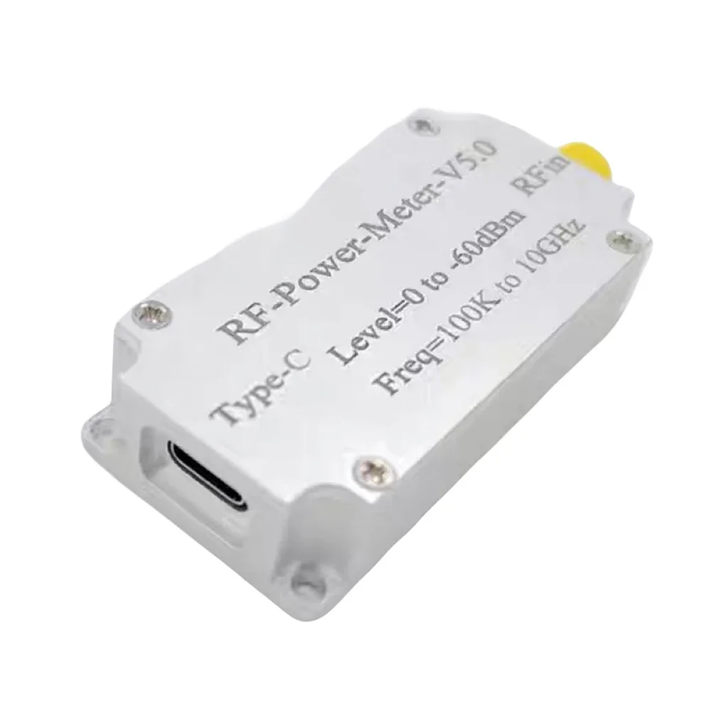 

USB RF Power Detector USB Communication 100K-10GHZ Amplitude Measurement Software Data Export V5 2 Mark Cursors for Ham Radio