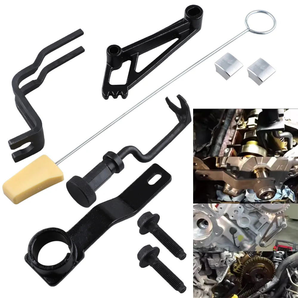 Suitable for Ford 3V4.6L/5.4L valve spring compression, crankshaft positioning fixed timing chain positioning tool