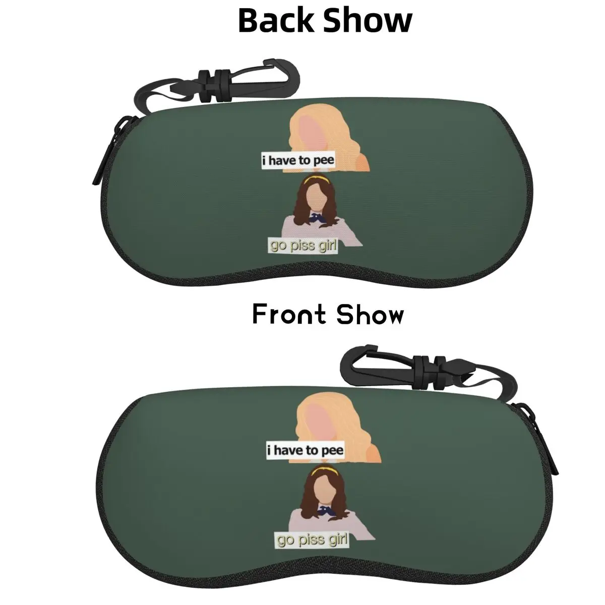 

Go Piss Girl чехол для очков защитная коробка для солнцезащитных очков для женщин и мужчин мягкая сумка для очков