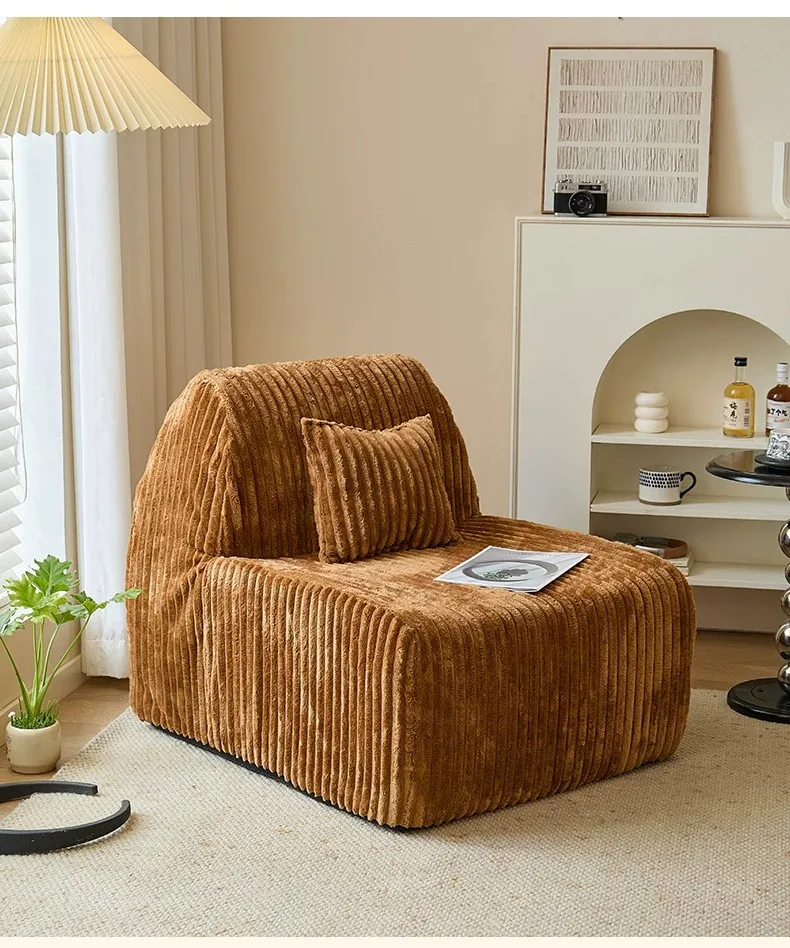 Coofull Reclining Vacuum Compressed Sofa Bed Boneless Frameless Foldable Foam Sofa Box Living Room Furniture for Apartment/Villa