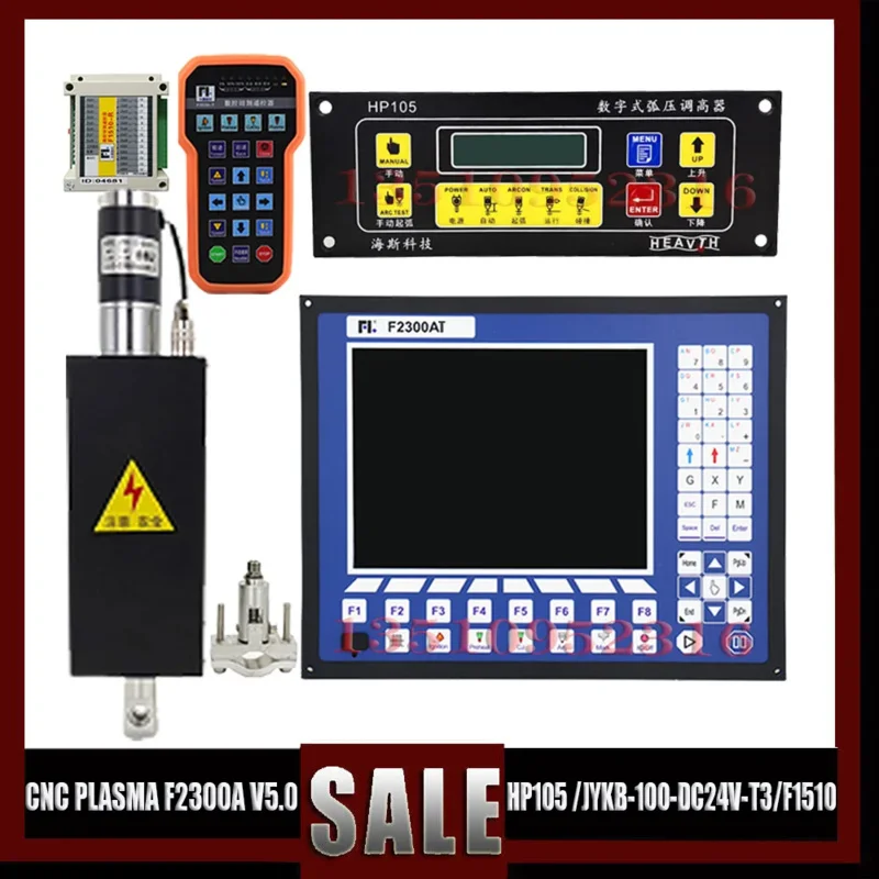 F2300A Ion Controller 2 แกนพลาสม่าเปลวไฟตัดระบบ Hp105 Jykb-100-Dc24V-T3/F1510 รีโมทคอนโทรลไร้สาย