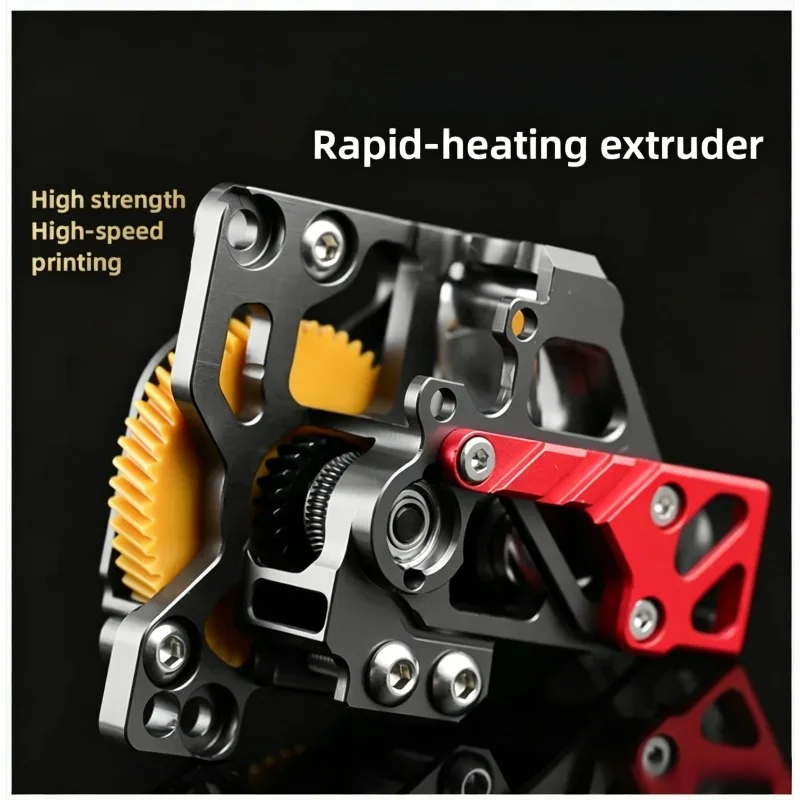 Mellow FluxHeat Lite Extruder DLC BXP Hardened Steel Gears Upgrade Kit for X1 X1C P1P P1S 3D Printer