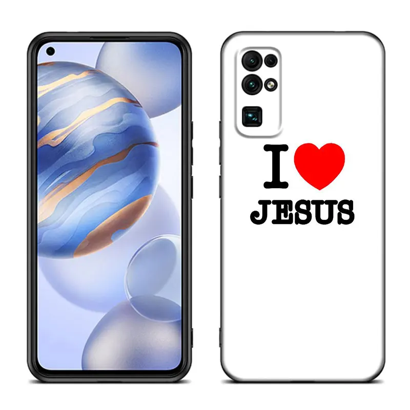 Bible Jesus Christ Christian Phone Case For Huawei Honor 60 50 SE 30S Mate 30 20 10 Lite 40 Nova 9 8 Pro Y60 8i 7i 7SE 5T Cover