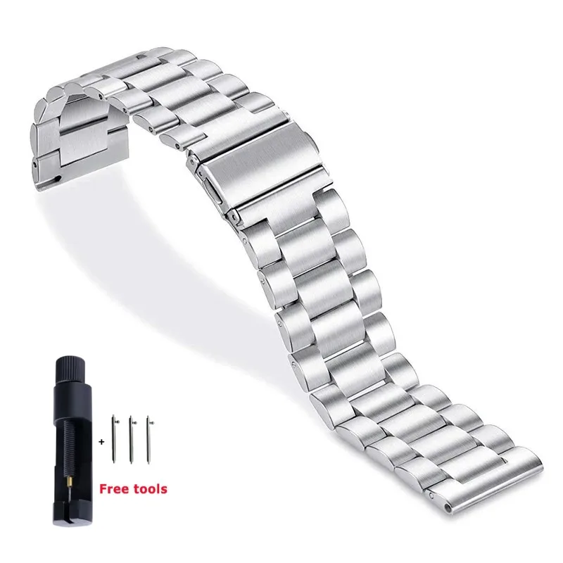 14 16 18 20 22 24 mm Schnellverschluss-Uhrenarmband aus Edelstahl und Milanese-Uhrenarmband als Ersatz für universelles wasserdichtes Uhrenarmband