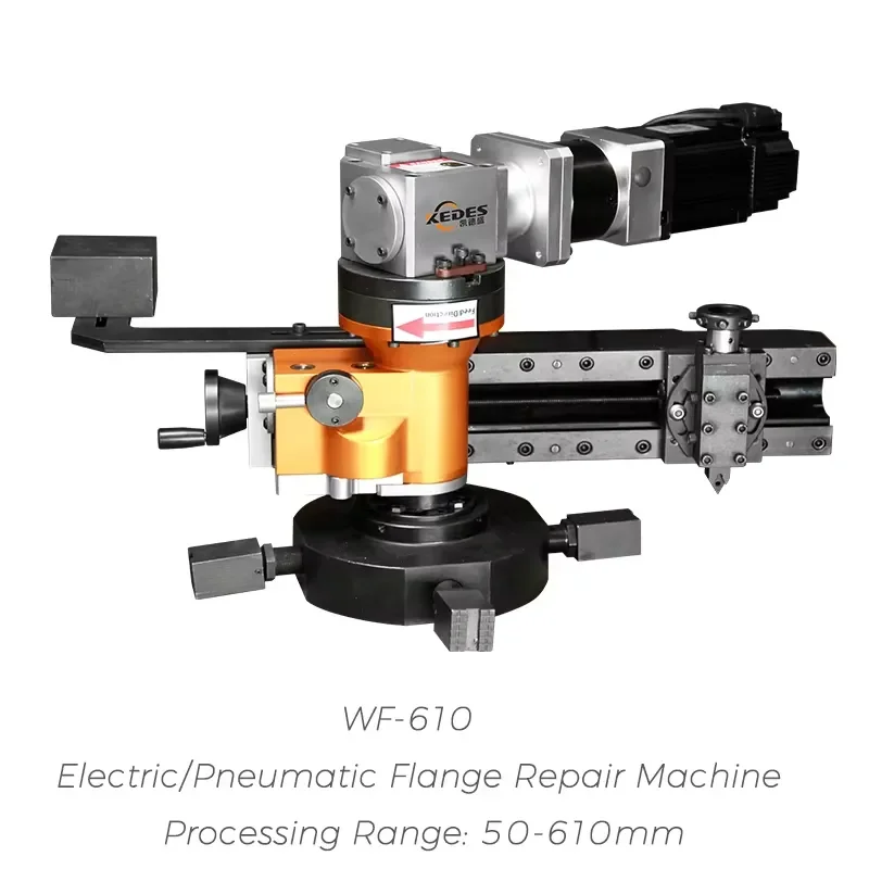 Portable High-Accuracy Flange Facing & Sealing Surface Repair Machine 220V 1.5kW 55kg for On-Site Pipeline Maintenance