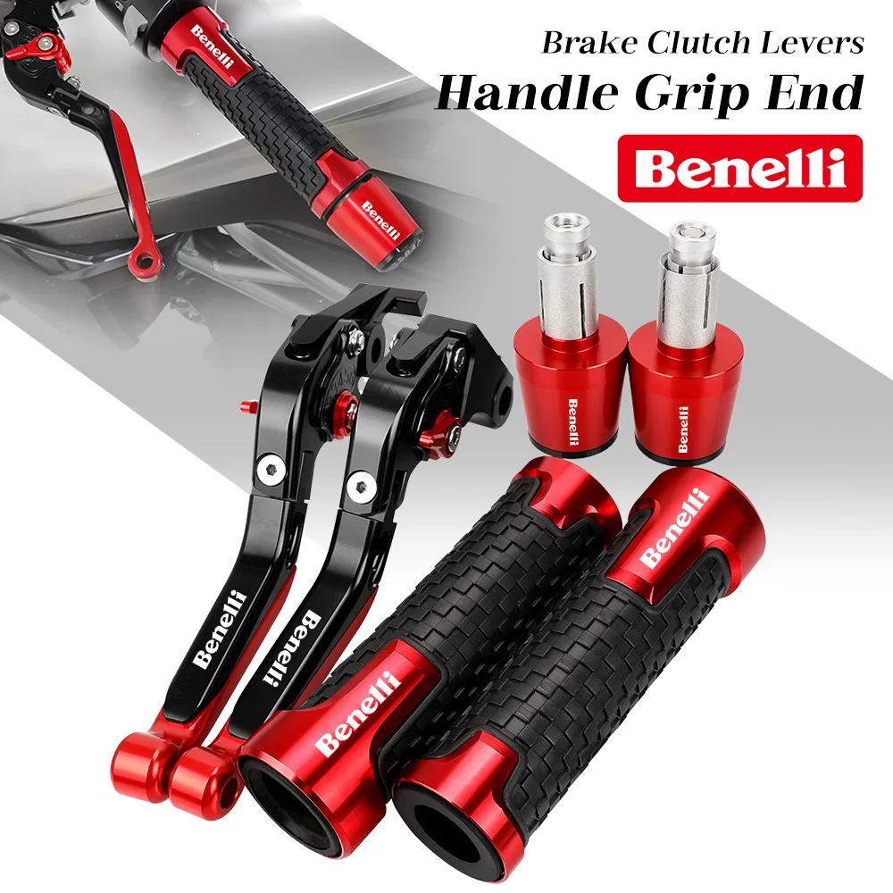 For Benelli Leoncino 800 Trail 2020 2021 2022 2023 Motorcycle Accessories Brake Clutch Levers Handlebar Grips Ends Leoncino800