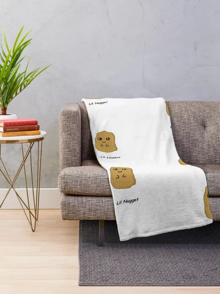 Lil Nugget Throw Blanket warm for winter Soft Plush Plaid Soft Big Decorative Sofas Blankets