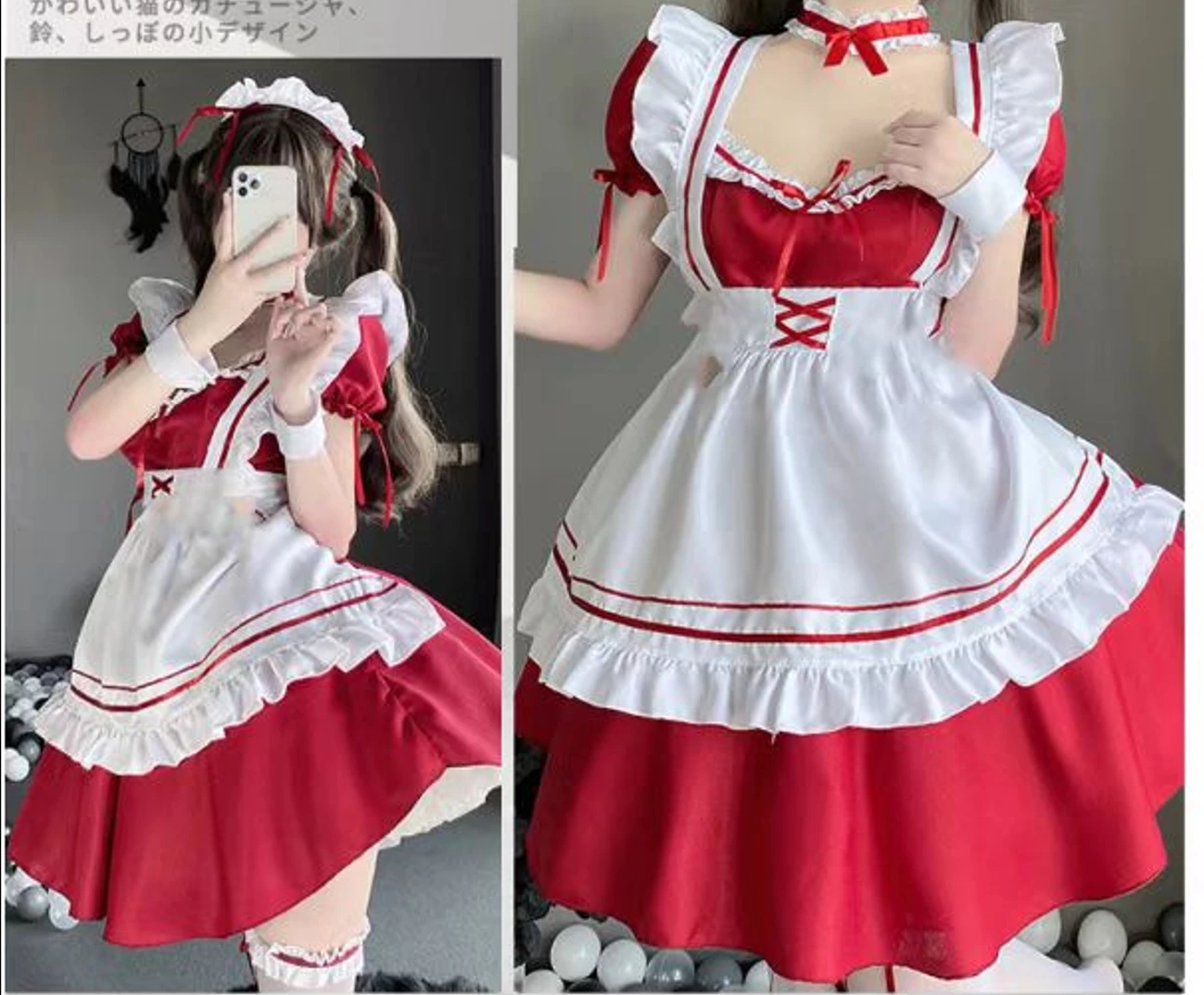 

Lovelive cosplay costume anime maid outfit Japanese-style student dress Lolita stage costume set suitable for Halloween