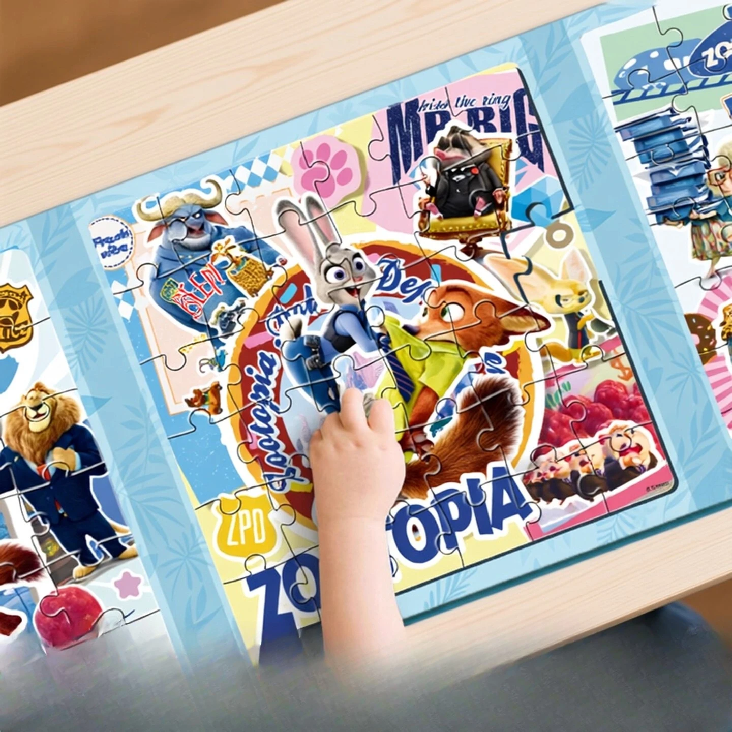 Zootopia 2 Magnetpuzzle Judith Nick Cartoon Anime 3IN1 Puzzle Kinder Bildung Magnetisches ruhiges Buchspiel Spielzeug