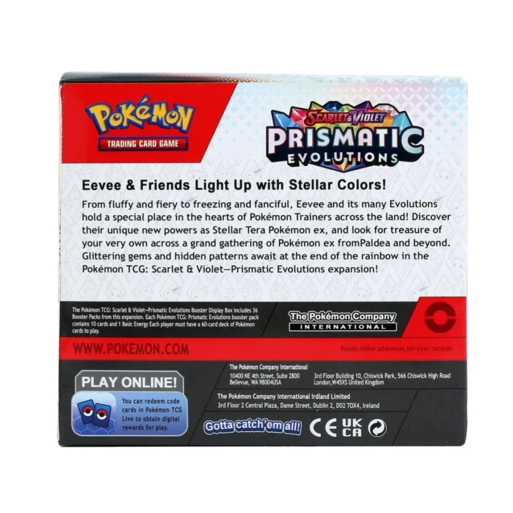 English36Packs بطاقة البوكيمون MEGA EVOLUTION SCARLET & VIOLE 151 التطور المنشورية Black Bolt Booster Battle gameTransaction Card #4