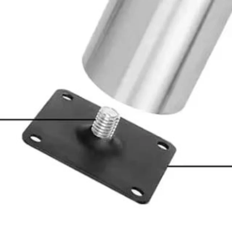 6–20 CM Furniture Adjustable Cabinet Legs Stainless Steel Furniture Legs Cabinet Table Sofa Bed Feet Furniture Legs Feet