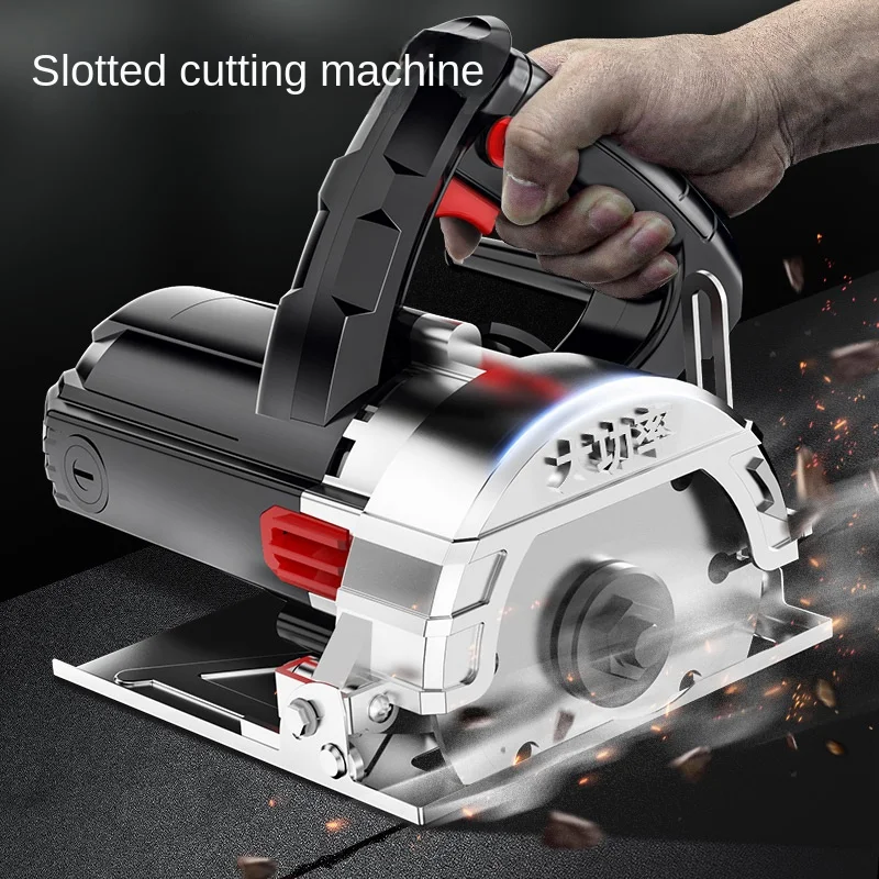 Wyj Cutting Machine Multifunctional Household Portable Woodworking Portable Electric Saw Slotting Machine