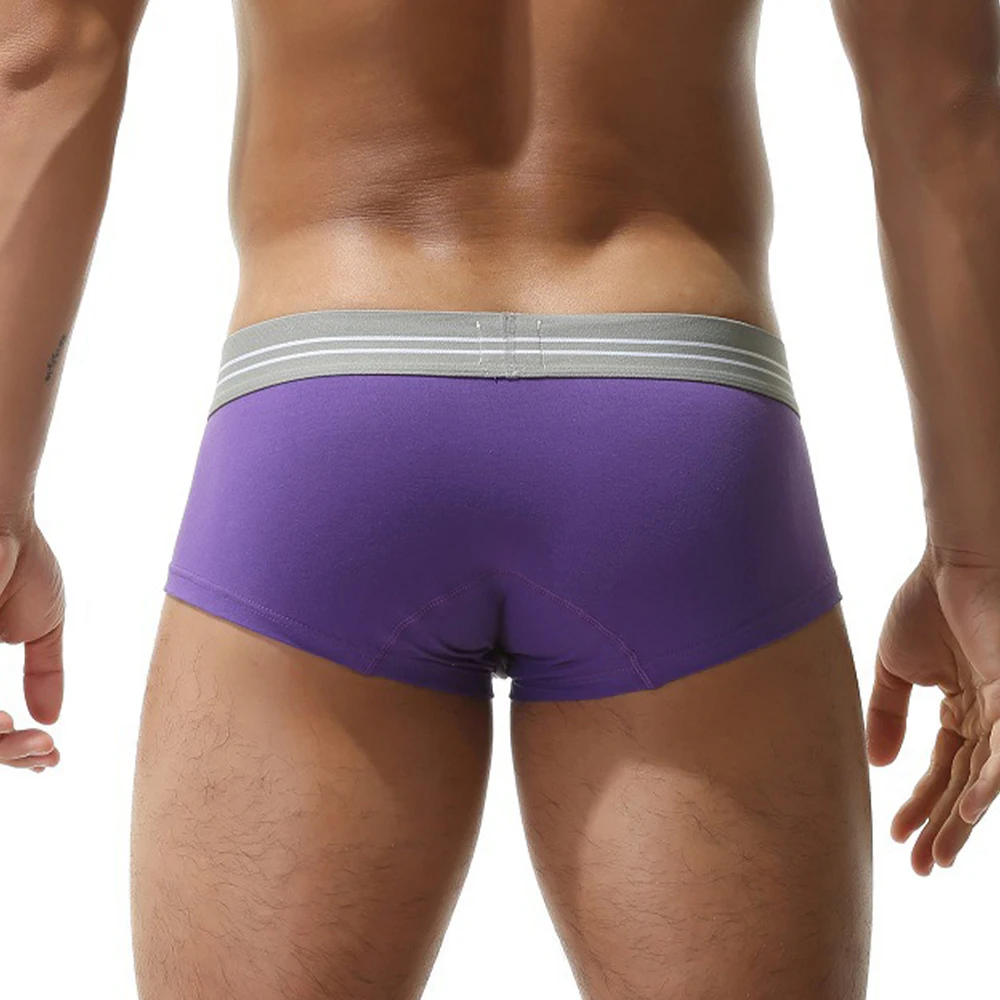 All Seasons Fashion Underwear Briefs Boxer Panties Trunk Underpants Breathable Cotton Jockstrap Low Waist Mens