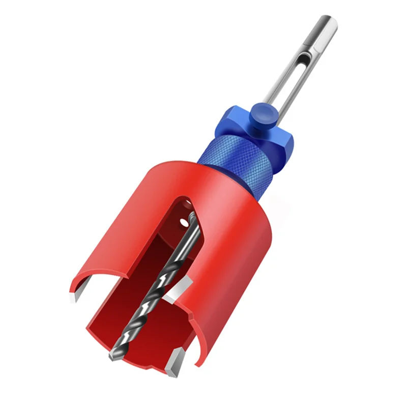

A7THK-2X Hole Saw Mandre Hexagonal Handle Quick-Release Hole Opener Connecting Rod Hand Drill Reamer Hole Distance Connector