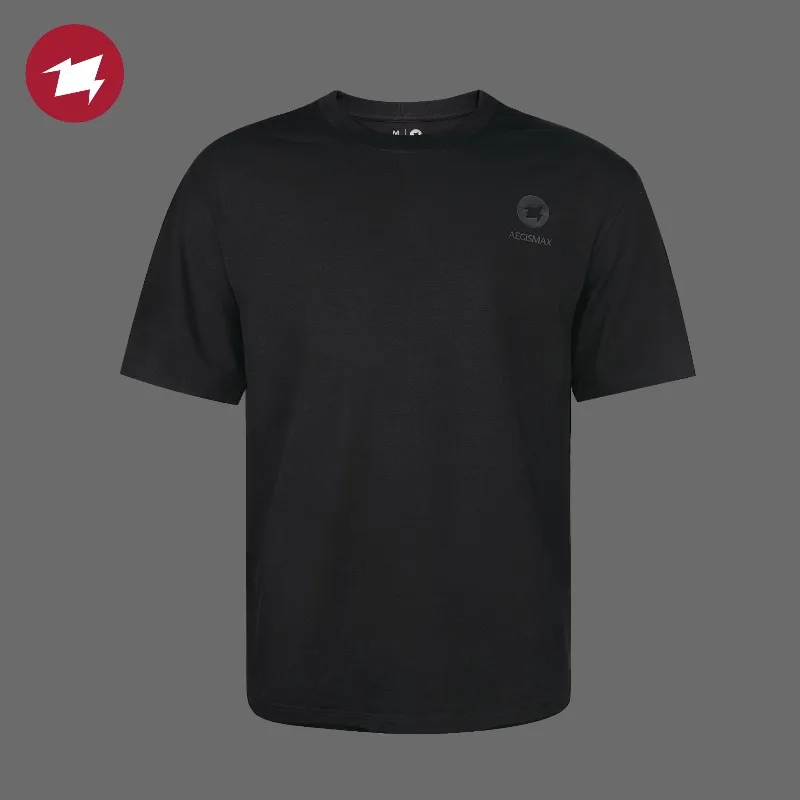 AEGISMAX Men's Cool Lenzing Modal Cotton Blend T-shirt Breathable Ice Silk Short Sleeve Tee Hiking Camping Daily Casual Commute