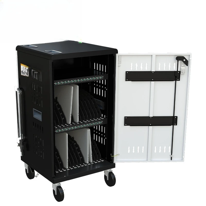 

30-Slot flat charging cabinet with power controller and lock