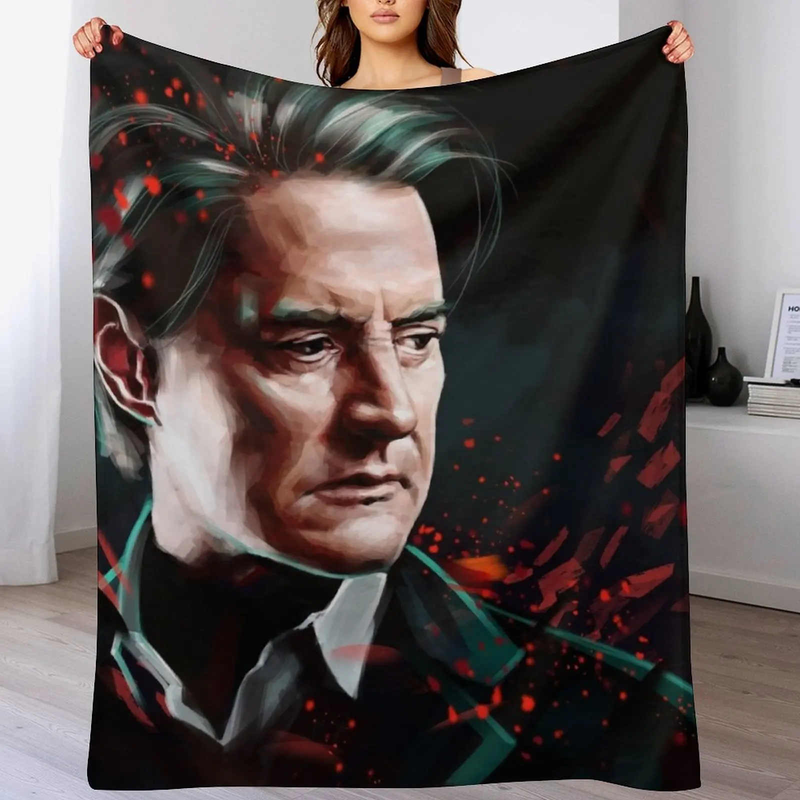 

Twin Peaks Throw Blanket wednesday christmas gifts Multi-Purpose For Sofa Thin Blankets